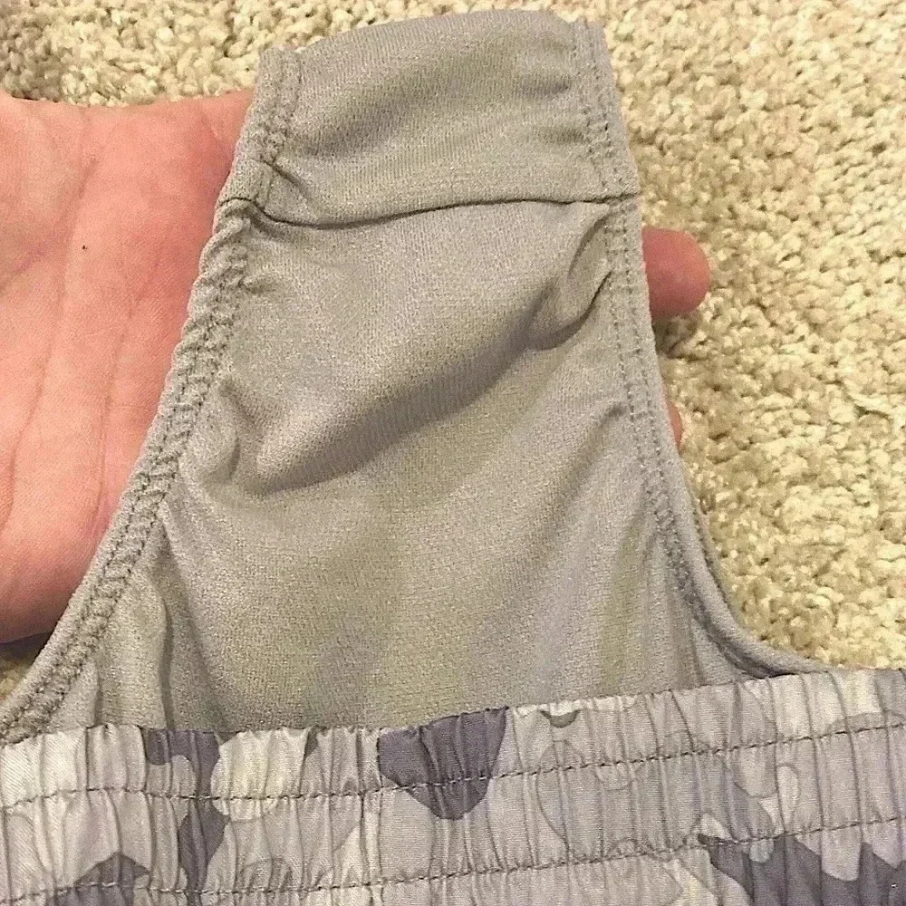 Reebok Girls Athletic Lined Shorts Sz. M-7/8 grey camouflage - Picture 6 of 8